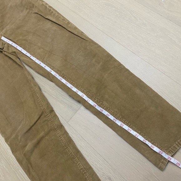 American Eagle Mom Straight Jean Corduroy brown pants size 00 - Picture 7 of 10